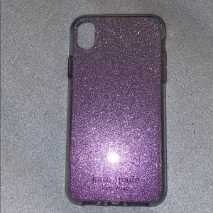 Kate Spade iPhone XR Glitter Case